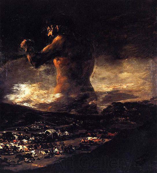 Francisco de Goya El coloso France oil painting art